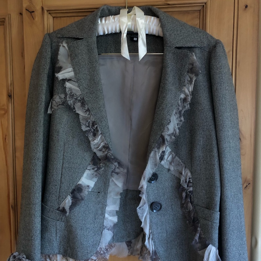 Tweed herringbone women’s blazer